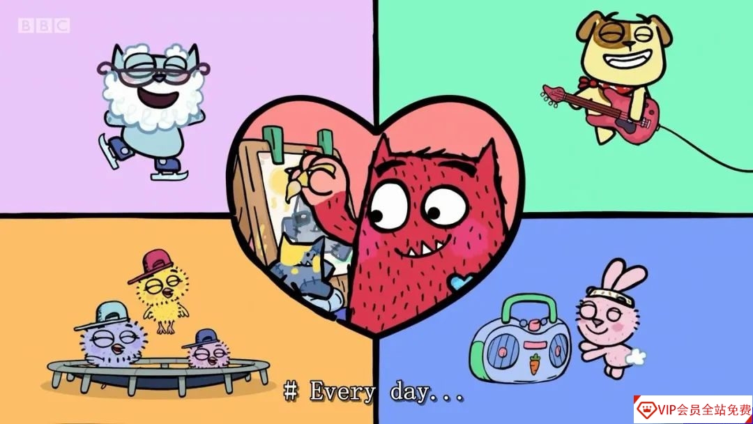 孩子非常喜欢的BBC动画片《Love Monster小怪兽阿蒙》第1+2季英文字幕 共54集高清视频MP4+音频 百度网盘下载 孩子非常喜欢的BBC动画片《Love Monster小怪兽阿蒙》第1+2季英文字幕 共54集高清视频MP4+音频 百度网盘下载