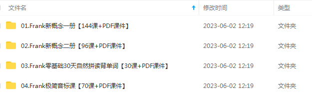 Frank老师英语系列视频:新概念1+2、自然拼读背单词和极简音标课学习资源百度网盘下载 Frank老师英语系列视频:新概念1+2、自然拼读背单词和极简音标课学习资源百度网盘下载