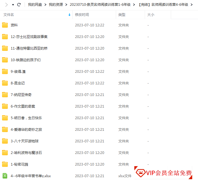 泉灵名师阅读训练营1-6年级,新学期名师带你高效阅读百度网盘下载 泉灵名师阅读训练营1-6年级,新学期名师带你高效阅读百度网盘下载