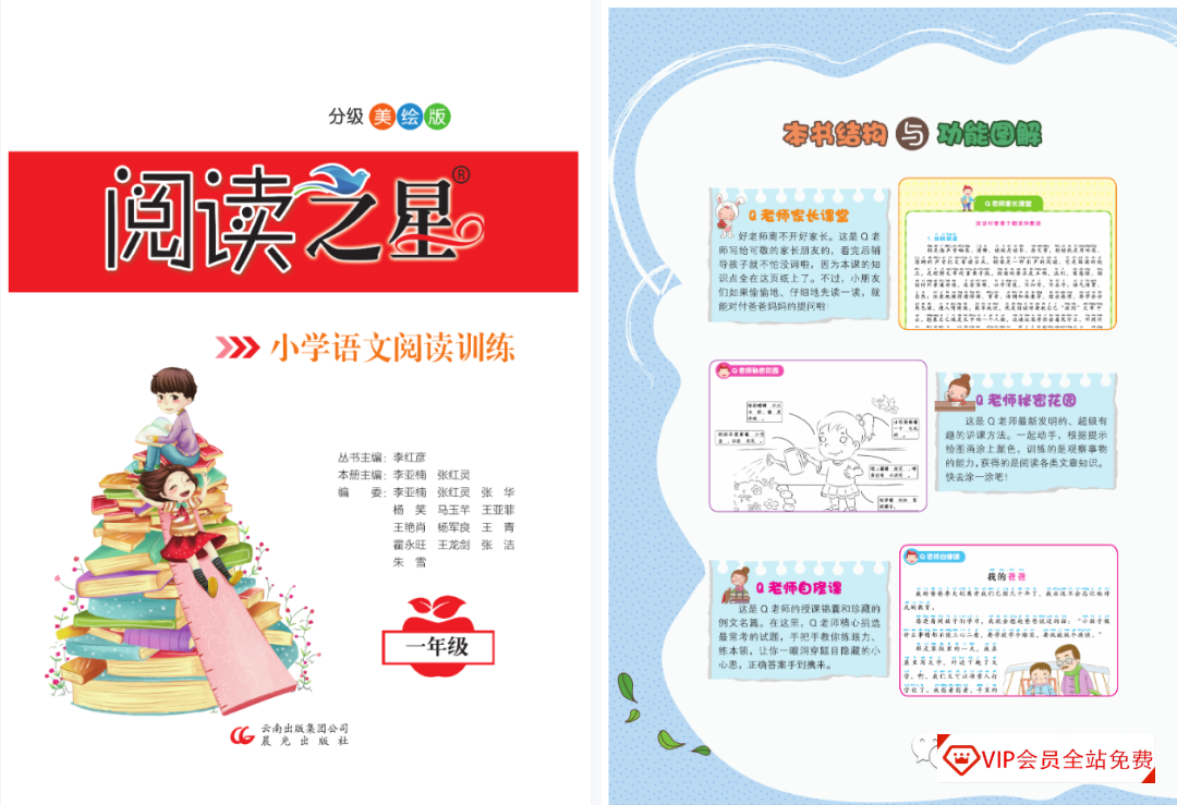 阅读之星·小学1-6年级语文阅读训练(PDF,可打印)学习资源百度网盘下载 阅读之星·小学1-6年级语文阅读训练(PDF,可打印)学习资源百度网盘下载