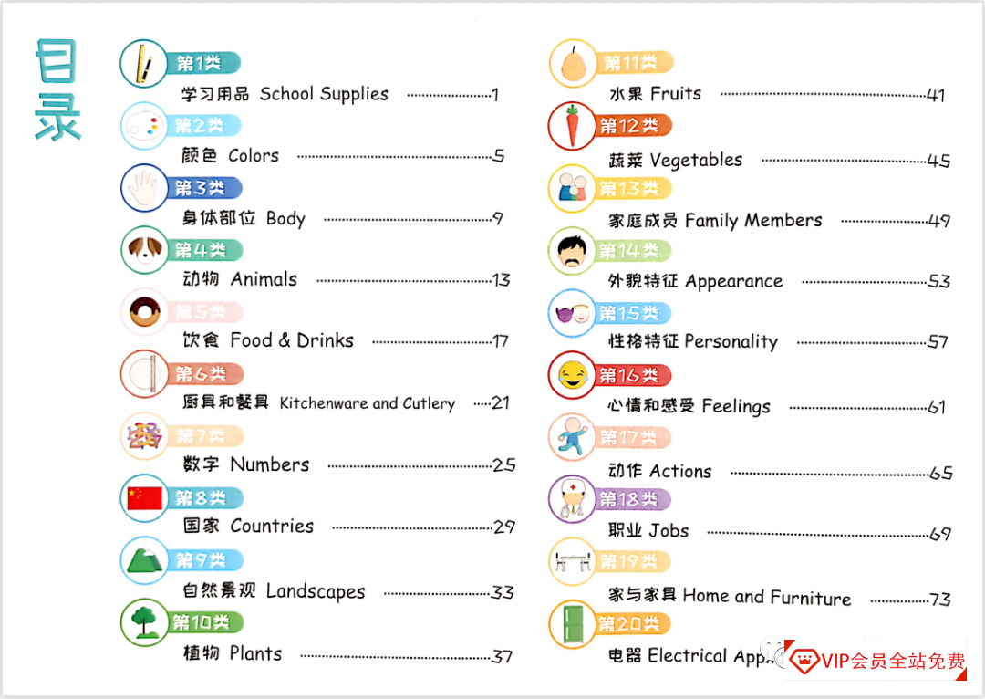 词汇记忆神器《小学单词全记牢》80集教学视频，附配套PDF练习册电子版文档 百度网盘下载