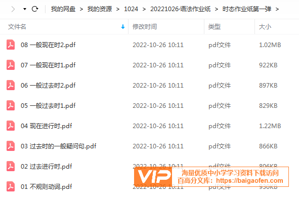一套美国原版的英语语法练习纸,包括语法规则+配套练习 语法彩色作业纸~资源百度网盘下载 一套美国原版的英语语法练习纸,包括语法规则+配套练习 语法彩色作业纸~资源百度网盘下载