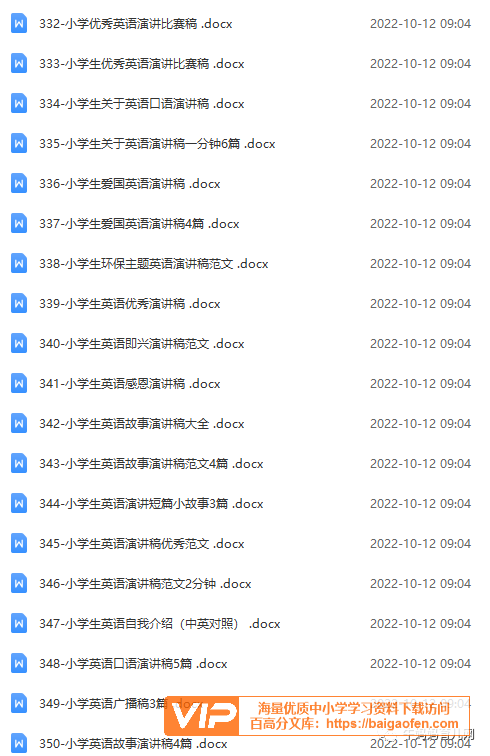 涵盖小学到大学的合计489份英文演讲稿电子版可打印版资源百度网盘下载 涵盖小学到大学的合计489份英文演讲稿电子版可打印版资源百度网盘下载