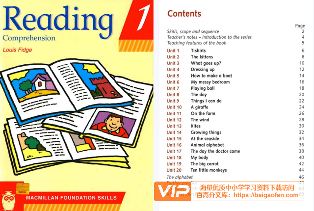 麦克米伦原版英语阅读理解练习册Reading Comprehension G1-6年级 PDF电子版文档 百度网盘下载 麦克米伦原版英语阅读理解练习册Reading Comprehension G1-6年级 PDF电子版文档 百度网盘下载