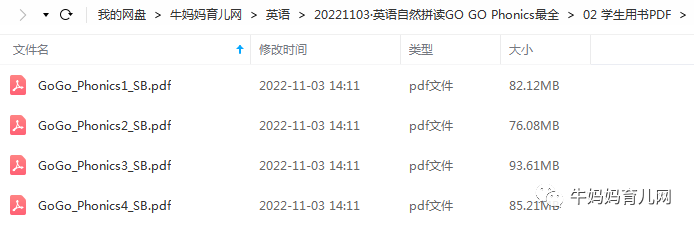 适合5-10岁儿童的自然拼音专项 原版英文自然拼读教材:GO GO Phonics 1-4级全套 带课件资源百度网盘下载 适合5-10岁儿童的自然拼音专项 原版英文自然拼读教材:GO GO Phonics 1-4级全套 带课件资源百度网盘下载