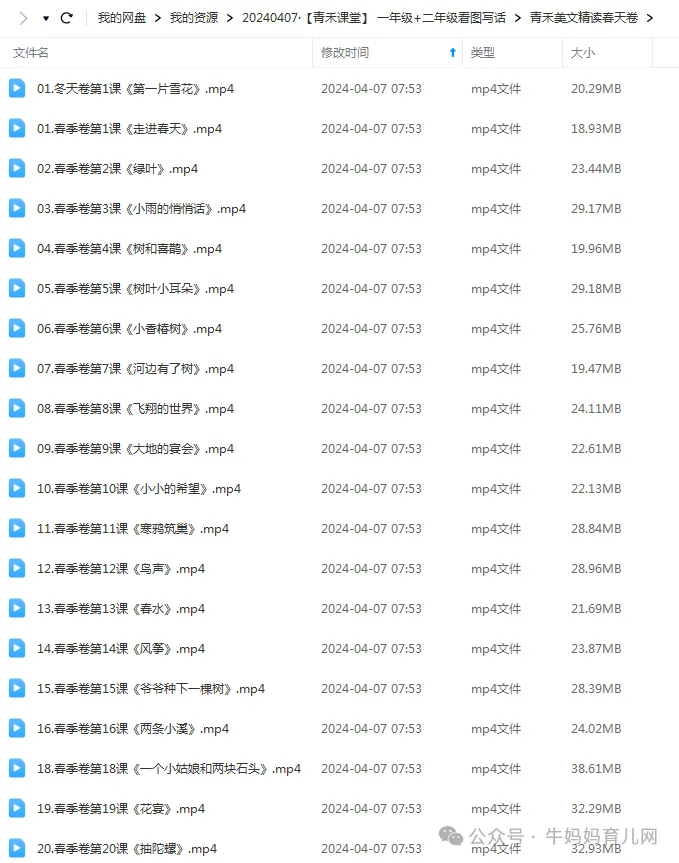 《青禾课堂》一二年级看图写话视频课程+复习文档全套资源百度网盘下载 《青禾课堂》一二年级看图写话视频课程+复习文档全套资源百度网盘下载