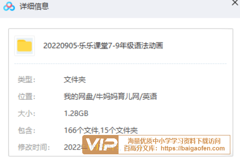 乐乐课堂初中7-9年级英语语法动画分享 乐乐课堂初中7-9年级英语语法动画学习资源百度网盘下载