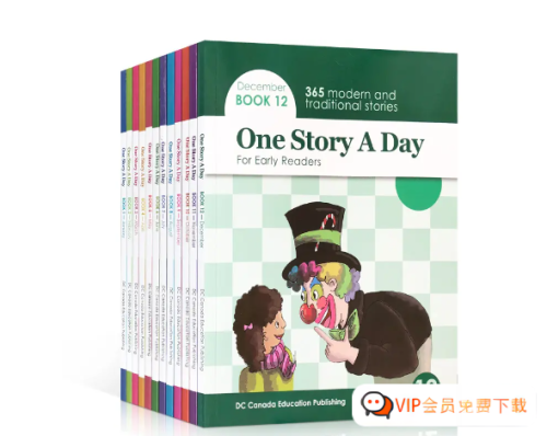 一天一个小故事《one story a day》幼儿版+小学版+初中版 百度网盘下载