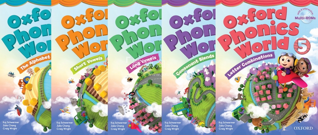 Oxford Phonics World牛津自然拼读世界L1-5级视频+音频+学生教师用书+练习册+游戏软件+白板课件，百度网盘下载！w