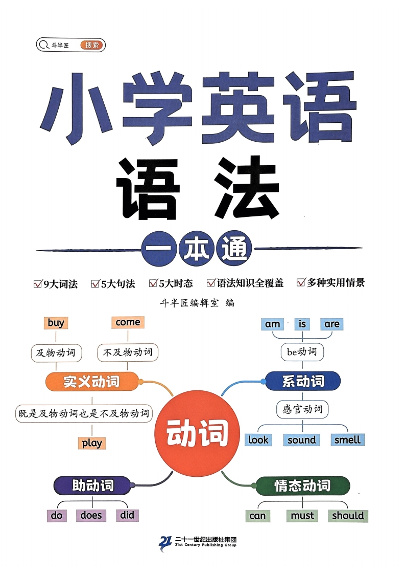 2024秋斗半匠小学英语系列斗半匠小学英语语法一本通,大小 195.63M 总页数 153 页 PDF电子文档下周